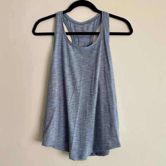 Lululemon Love Tank Pleated Space Dye Code Blue